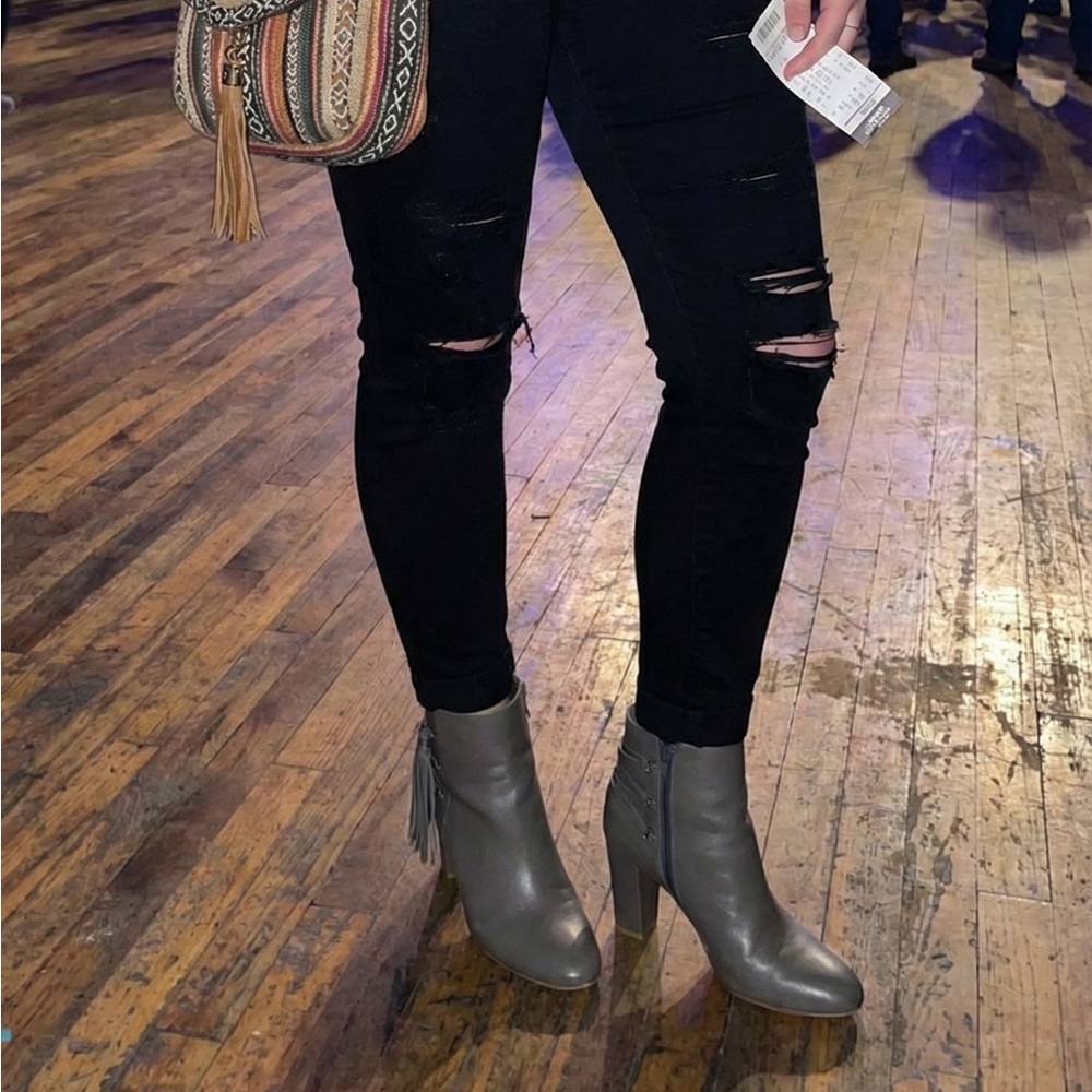 Halogen Gray Ankle Boots Sz 12